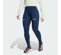 adidas Performance Womens BMW Berlin-Marathon 2025 Long Tight - Navy Recycled Material - Size X-Small