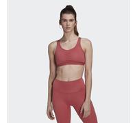 adidas Performance Womens Coreessentials Medium-Support Bra - Red Recycled Material - Size M (B-C)