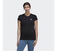 adidas Performance Womens Designed to Move Colorblock Sport Tee (Maternity) - Black Recycled Material - Size X-Large