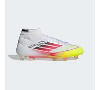 adidas Performance Womens F50 Elite Mid Firm Ground Boots - White/Red - Size UK 6.5