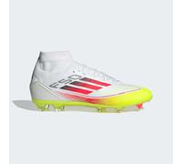adidas Performance Womens F50 League Mid Firm/Multi-Ground Boots - White/Red - Size UK 10