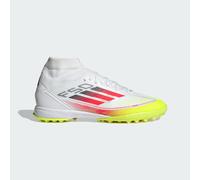 adidas Performance Womens F50 League Mid Turf Boots - White/Red - Size UK 10.5