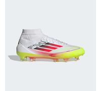 adidas Performance Womens F50 Pro Mid Firm Ground Boots - White/Red - Size UK 6.5