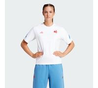 adidas Performance Womens France Travel Z.N.E. Tee - White Cotton - Size 3XL