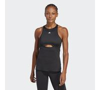 adidas Performance Womens HIIT AEROREADY Training Tank Top - Black Recycled Material - Size Medium