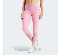 adidas Performance Womens Hyperglam Full-Length Leggings - Pink & White Recycled Material - Size X-Small
