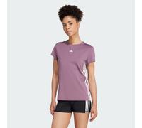 ADIDAS Performance Womens Hyperglam Training Tee - Purple Recycled Material - Size X-Small