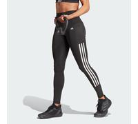 adidas Performance Womens Optimé 3-Stripes Full-Length Leggings - Black Recycled Material - Size X-Small
