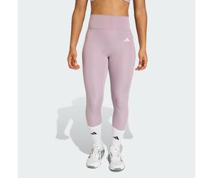 ADIDAS Performance Womens Optimé Essentials No Front Rise Seam 7/8 Leggings - Lilac - Size X-Large