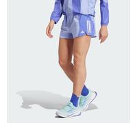 adidas Performance Womens Own the Run Base AEROREADY Shorts - Blue Recycled Material - Size S - 4"