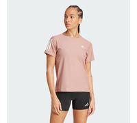adidas Performance Womens Own The Run Tee - Coral Recycled Material - Size 2XS