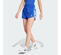 adidas Performance Womens Pacer Training Essentials Allover Print Flower Tie-Dye Knit Shorts - Sapphire - Size Large