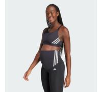 adidas Performance Womens Powerimpact Luxe Medium-Support Maternity Bra - Black Recycled Material - Size 2XL (A-B)