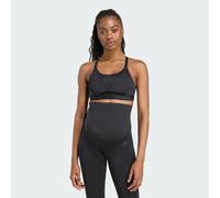adidas Performance Womens Powerimpact Luxe Medium-Support Maternity Bra - Black Recycled Material - Size 2XL (A-B)