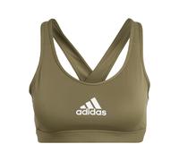 adidas Performance Womens PowerReact Train Medium-Support Bra - Green Recycled Material - Size XS (A-C)