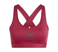 adidas Performance Womens PowerReact Train Medium-Support Bra - Red Recycled Material - Size S (D-DD)