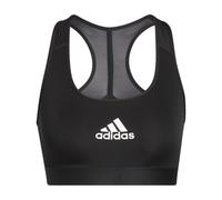 adidas Performance Womens Powerreact Training Medium-Support Bra - Black Recycled Material - Size L (A-C)