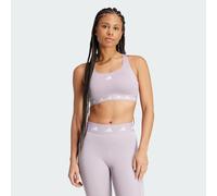 adidas Performance Womens Powerreact Training Medium-Support Techfit Bra - Blush Recycled Material - Size M (D-DD)