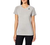 adidas Performance Womens Prime Short Sleeve Running Gym Tee T-Shirt Top Grey -S