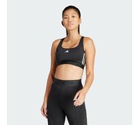 adidas Performance Womens PrimeLiftreact Training Medium Support Hyperglam Bra - Black/White - Size S (E-G)
