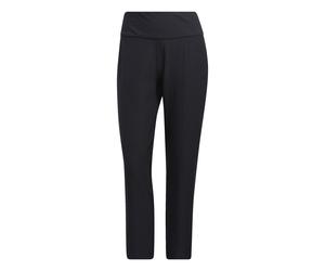 adidas Performance Womens Pull-On Ankle Pants - Black Recycled Material - Size Large
