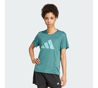 adidas Performance Womens Run It Tee - Teal Recycled Material - Size X-Small
