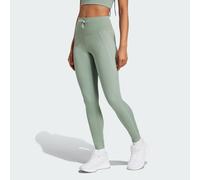 adidas Performance Womens Running Essentials Leggings - Green Recycled Material - Size Large