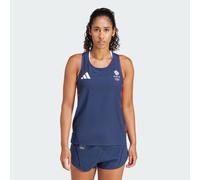 adidas Performance Womens Team GB Adizero Running Tank Top - Navy Recycled Material - Size Medium