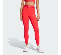 adidas Performance Womens TECHFIT 7/8 Leggings - Red Recycled Material - Size Large