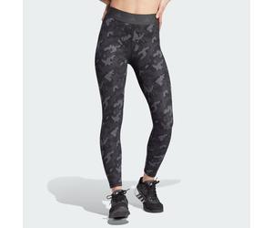 adidas Performance Womens Techfit Camo 7/8 Leggings - Grey Recycled Material - Size X-Small