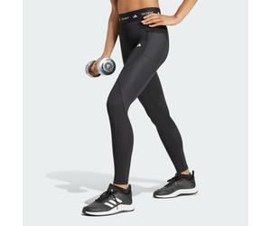 adidas Performance Womens TECHFIT COLD.RDY Full-Length Leggings - Black Recycled Material - Size Medium