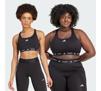 adidas Performance Womens TECHFIT Medium-Support Bra - Black Recycled Material - Size XS (E-G)