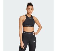 adidas Performance Womens TECHFIT Medium-Support High-Neck Bra - Black - Size 2XL (A-B)