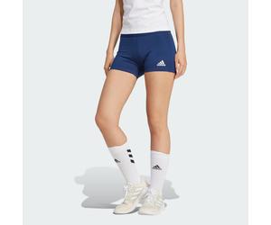 adidas Performance Womens Techfit Volleyball Shorts - Blue Recycled Material - Size L - 4"