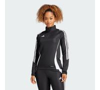 adidas Performance Womens Tiro 24 Training Top - Black/White Recycled Material - Size 2XS
