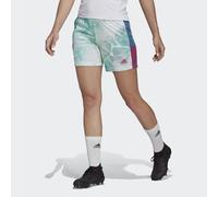 adidas Performance Womens Tiro Shorts - Blue Recycled Material - Size X-Small