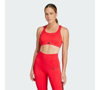 adidas Performance Womens TLRD Impact Training High Support Bra - Red Recycled Material - Size 2XS (B)