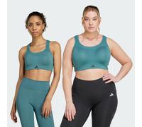 adidas Performance Womens TLRD Impact Training High Support Bra - Teal Recycled Material - Size L (A-B)