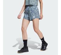 adidas Performance Womens Train Essentials Allover Print Workout Shorts - Green Recycled Material - Size 2XS