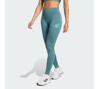 adidas Performance Womens Train Essentials Big Logo Full-Length Leggings - Teal - Size X-Small