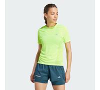 adidas Performance Womens Ultimate Knit Tee - Yellow Recycled Material - Size 2XS