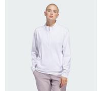 adidas Performance Womens Ultimate365 Half-Zip Layering Top - White - Size Medium