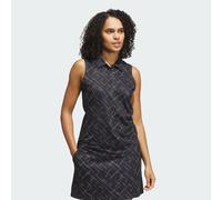 adidas Performance Womens Ultimate365 Printed Sleeveless Polo Shirt - Black - Size X-Small