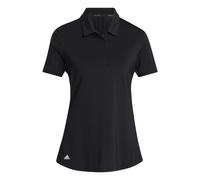 adidas Performance Womens Ultimate365 Solid Golf Polo Shirt - Black Recycled Material - Size Small