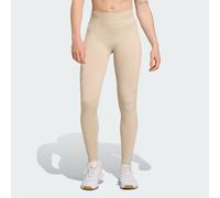 adidas Performance Womens Workout Essentials Full-Length Knit Leggings - Beige - Size Large