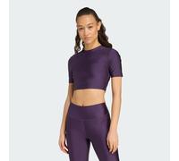adidas Performance Womens Workout Essentials Tee Shine - Purple - Size Medium