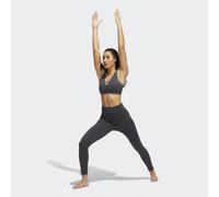 adidas Performance Womens Yoga Luxe Studio 7/8 Leggings - Grey Recycled Material - Size X-Small