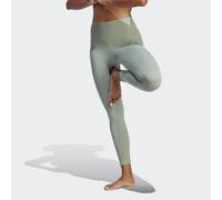 adidas Performance Womens Yoga Studio Luxe 7/8 Leggings - Green Recycled Material - Size X-Small
