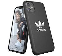 adidas Phone Case Compatible with iPhone 11 Case, Originals Moulded TPU Fully Protective Phone Cover, Black