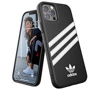 adidas Phone Case Designed for iPhone 12 Case, iPhone 12 Pro Case, 6.1 Inches, Drop Tested Cases, Shockproof Raised Edges, Originals Moulded PU Protective Cover, Black and White